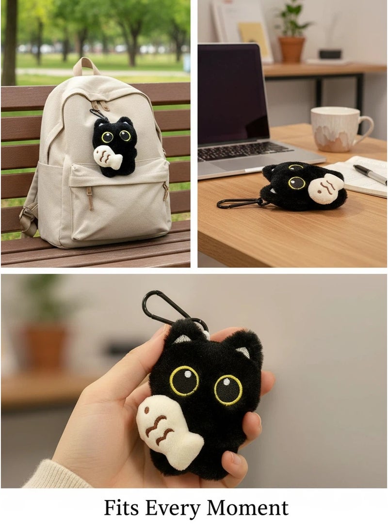 ميدالية مفاتيح قطة منفوشة وتعليقة زخرفية - Image 5